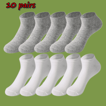 ML 5/10/20 Pairs  New Unisex Short Socks High Quality Solid Color Ankle Casual Socks Low Cut Breathable Business Boat Socks