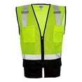 thumbnail image 1 of ML Kishigo B85029175 Class 2 Black Bottom Vest, Lime - Large & Extra Large, 1 of 3
