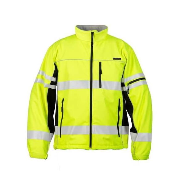 Kishigo Jacket, Polyester, Class 3 R, Lime, M JS137-M