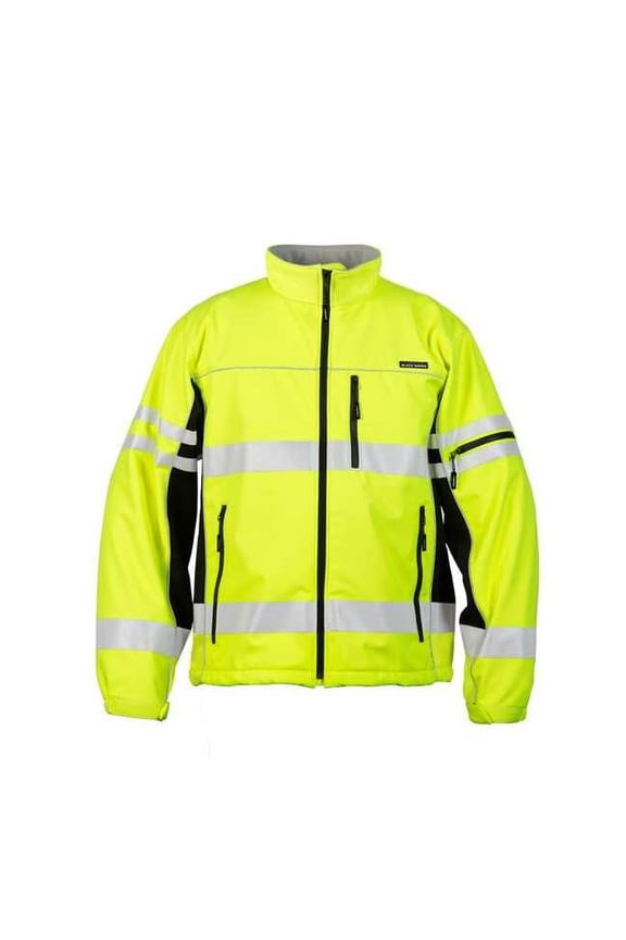 Kishigo Jacket, Polyester, Class 3 R, Lime, M JS137-M