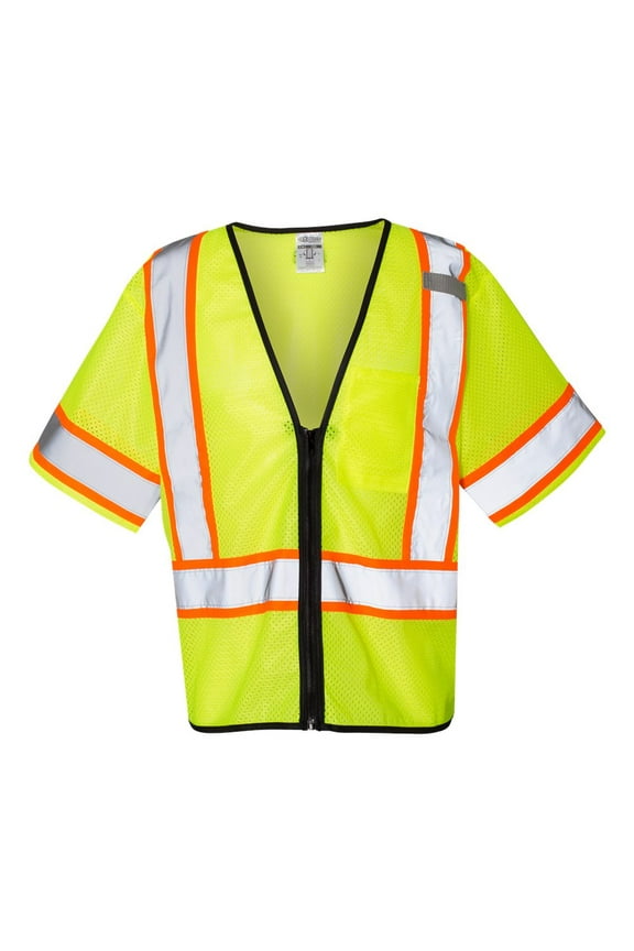 ML Kishigo - Class 3 Mesh Zippered Vest - 1565-1566