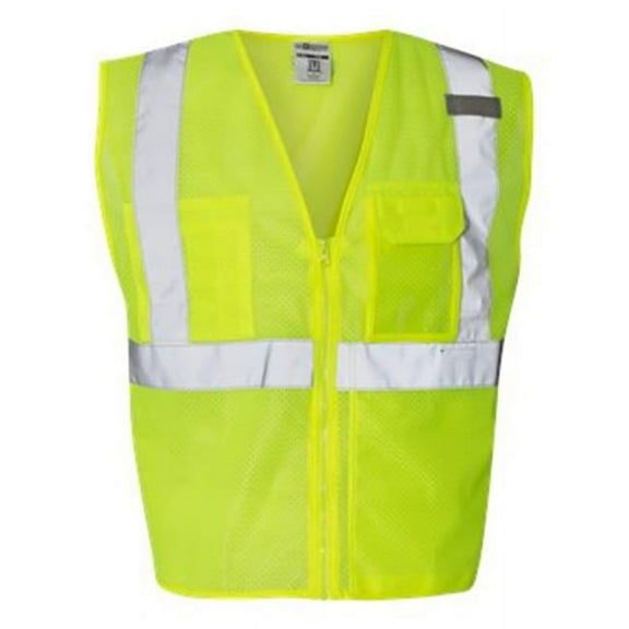 Clear ID Vest with Zipper Closure