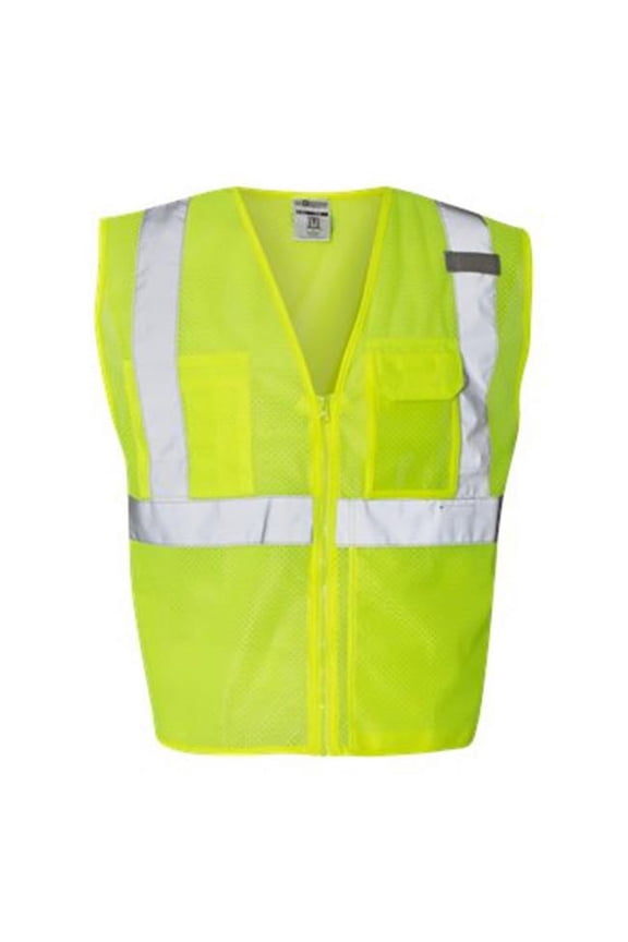 Clear ID Vest with Zipper Closure