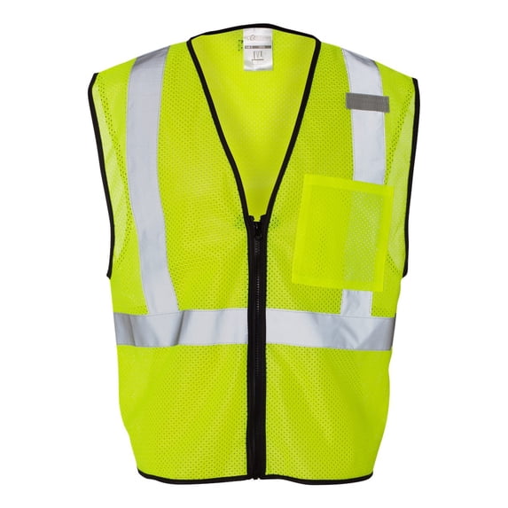 ML Kishigo Men's Class 2 Economy with Zipper Front Vest, Style 1519