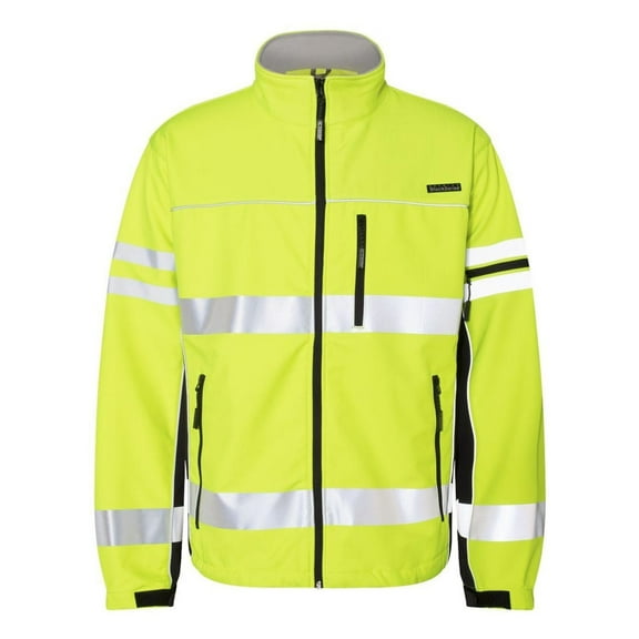 Kishigo Jacket,Lime,Polyester,Unisex,29" L,L JS137-L