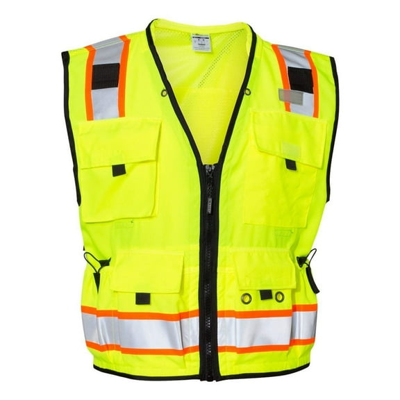 Kishigo High Visibility Vest,Class 2,L,Lime S5000-L