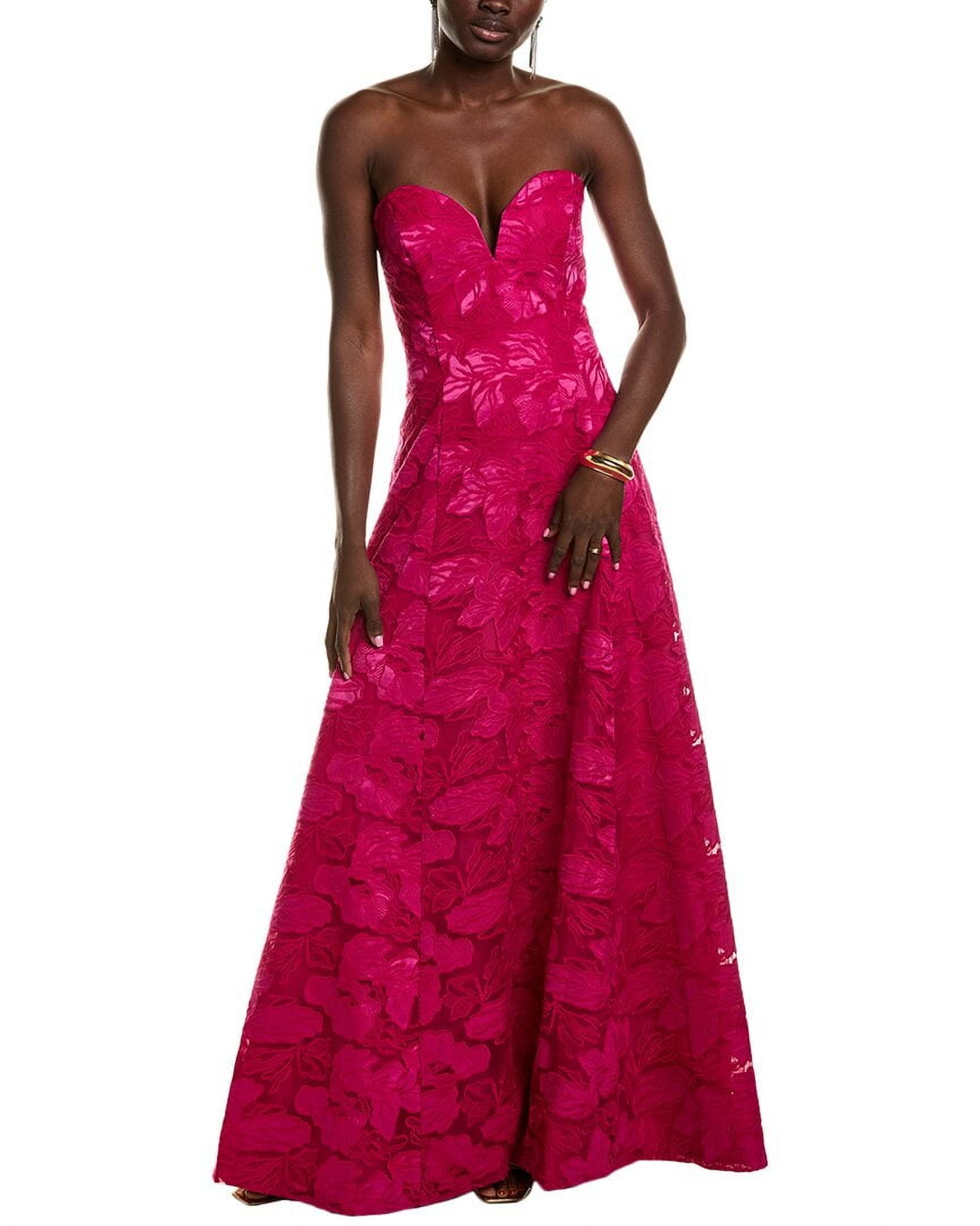 ML Monique Lhuillier womens Francine Maxi Dress, 6, Pink - Walmart.com