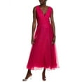 thumbnail image 1 of ML Monique Lhuillier womens  Giselle Midi Dress, 2, Pink, 1 of 3