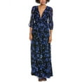 thumbnail image 1 of ML Monique Lhuillier womens  Gown, 4, Blue, 1 of 3