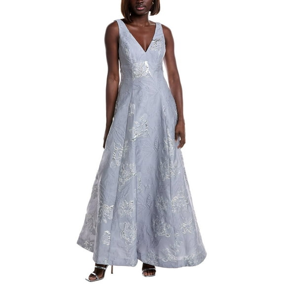 ML Monique Lhuillier womens  Madeline Jacquard Gown, 6