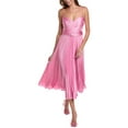 thumbnail image 1 of ML Monique Lhuillier womens  Midi Dress, 0, Pink, 1 of 3
