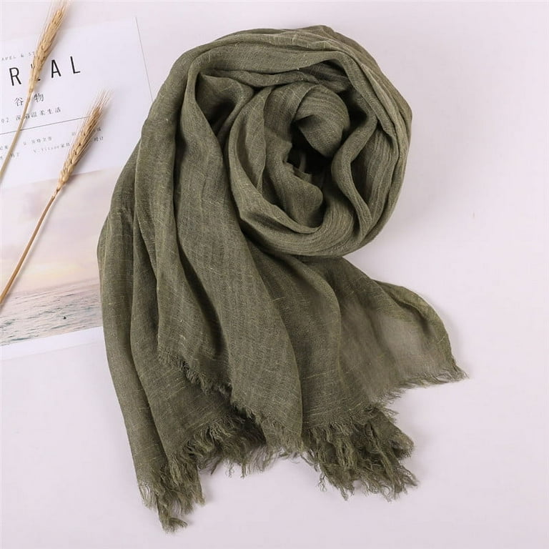 ML NEW Autumn New Cotton Pashmina Shawl Lady Wrap Warm Winter