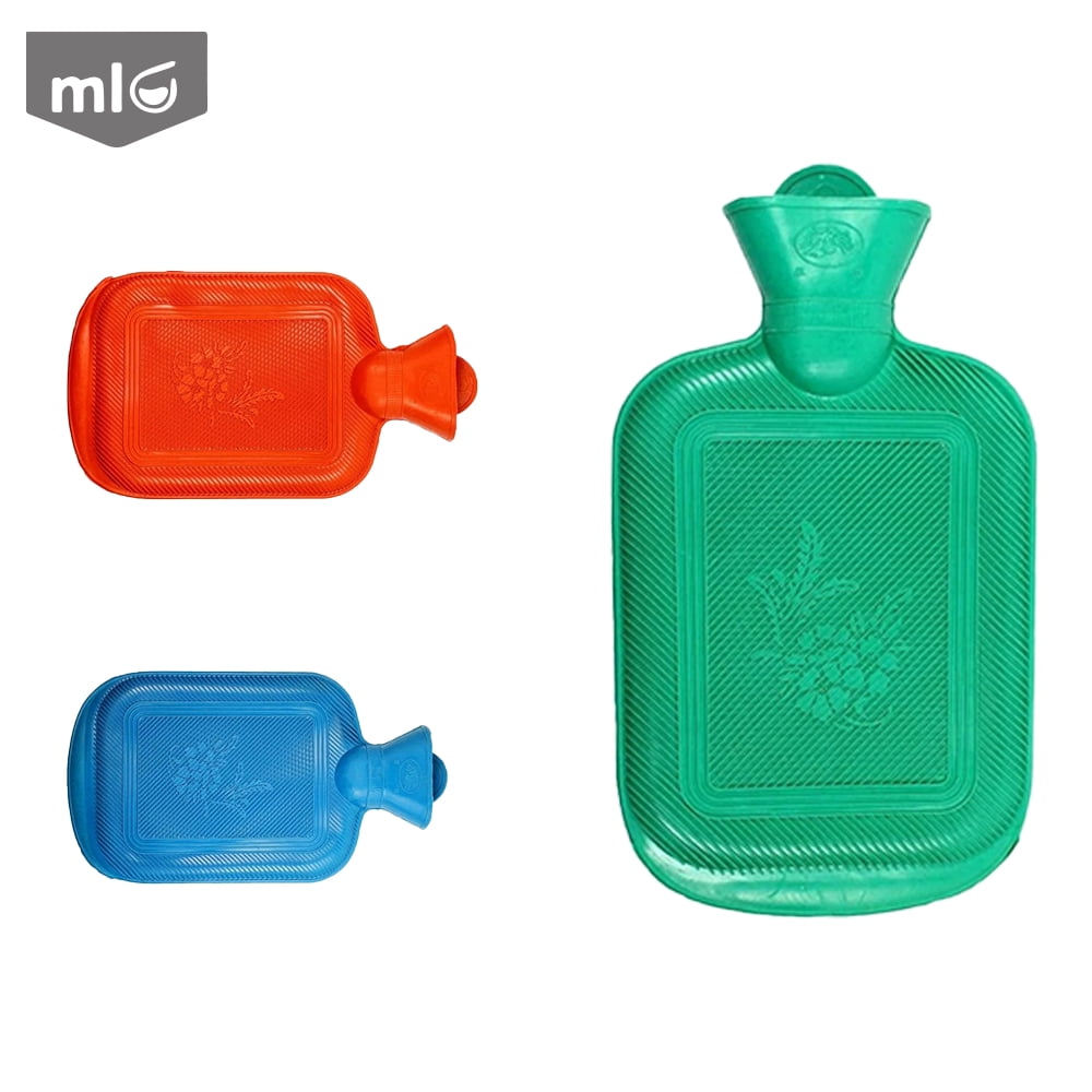 ML Premium Classic Rubber Hot Water Bottle Great for Pain Relief from