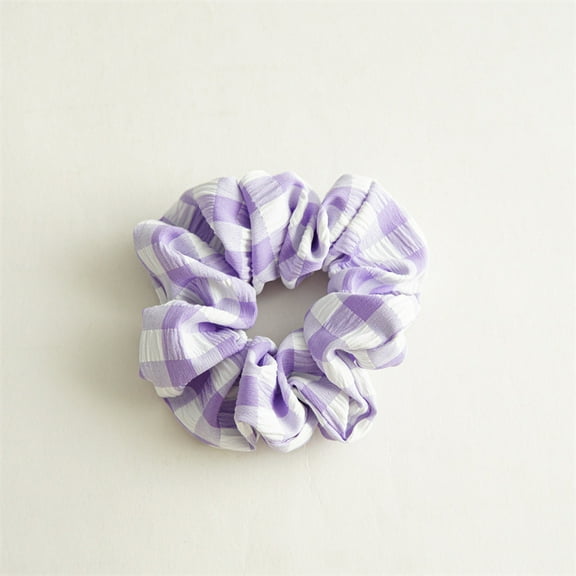 ML Small Intestine Hair Circle For Women Headwear Girls Simple Lattice Head Rope Elastic Rubber Bands Fashion Hair Accessories