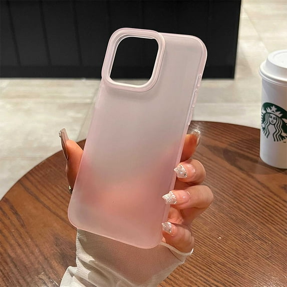 ML Soft Matte Candy Transparent Phone Case For iPhone 11 12 13 14 15 Pro Max Plus X Xs Max XR Shockproof Silicone Bumper Cover