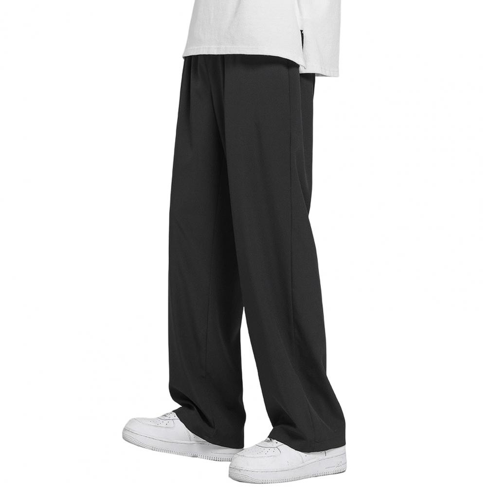 Men Wide Leg Long Pants - Khaki - SM2512208A