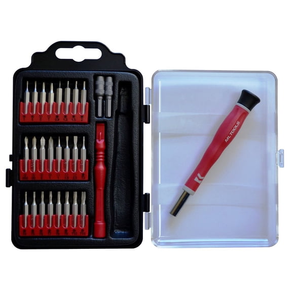 ML TOOLS28 in 1 Precision Multi-Magnetic-Bit Screwdriver Set PS8008