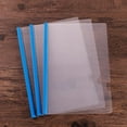ML Transparent Folder File Folder 4 Loaded Rod Clamp A4 Transparent Rod