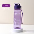 ML Transparent Water Bottle Portable Sport Cup for Drinking Kitchen