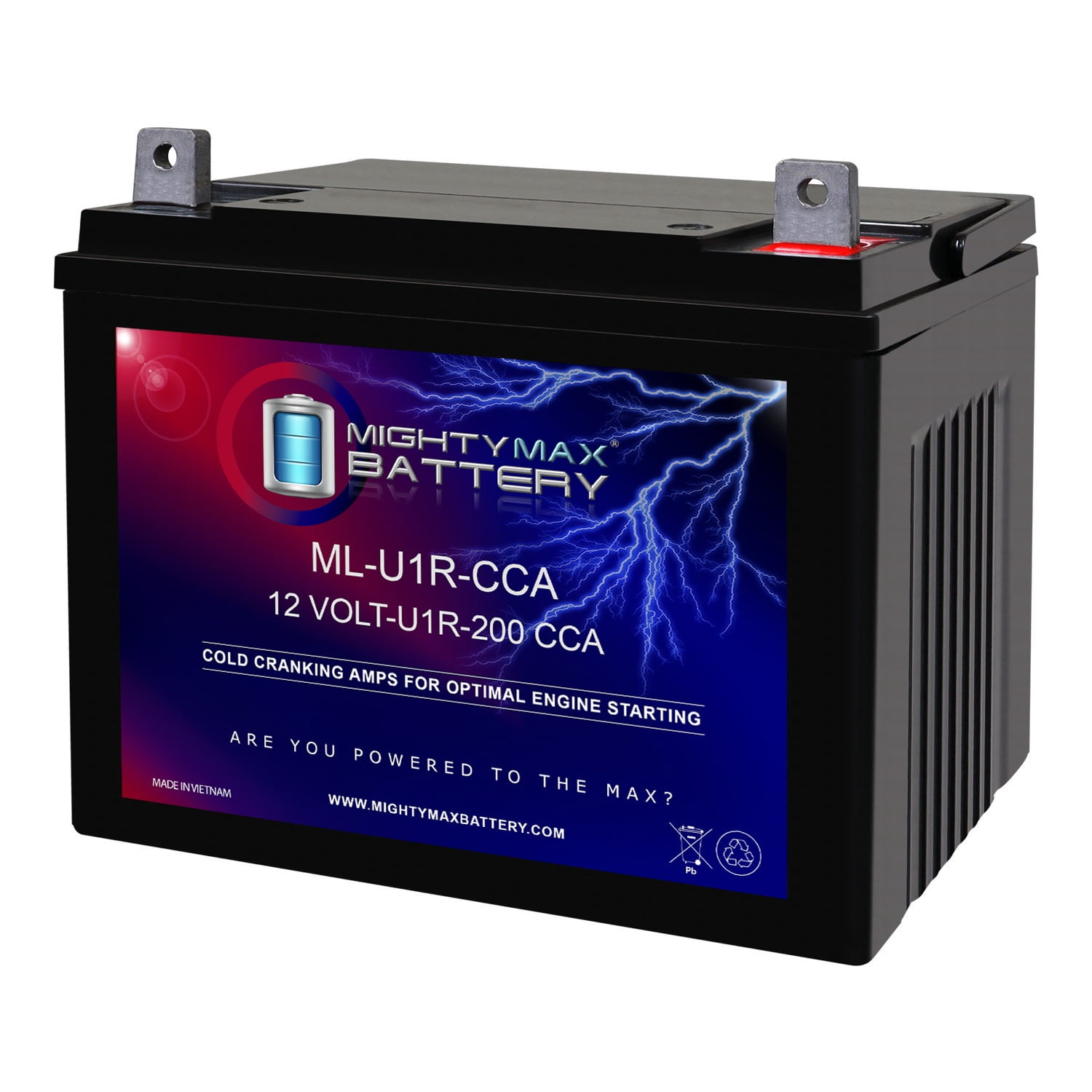 ML-U1R-CCA 12V 200CCA Replacement Battery Compatible with Dixon