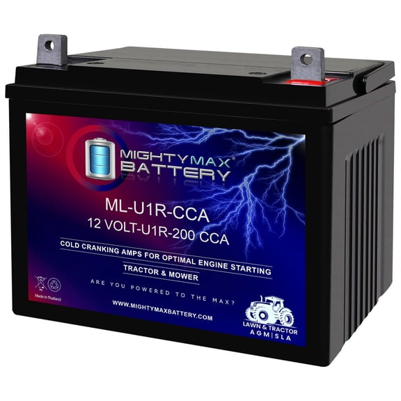 ML-U1R-CCA 12V, 200 CCA, Replacement Battery Compatible with Poulan Pro BB Series Other 07