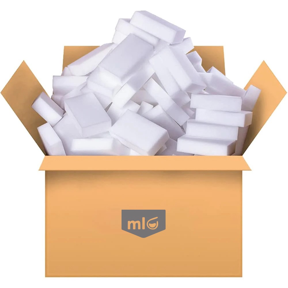 100 Pack Magic Sponge Eraser Extra Thick Large and Long Lasting