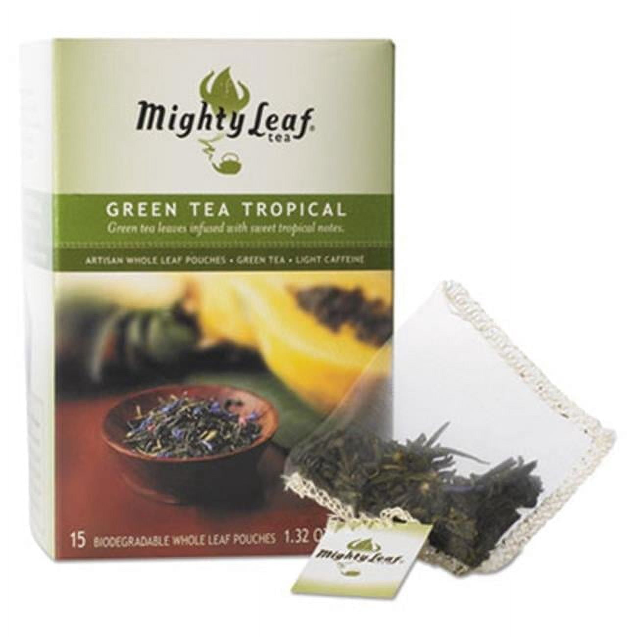 ML  Whole Leaf Tea Pouches - Green Tea Tropical