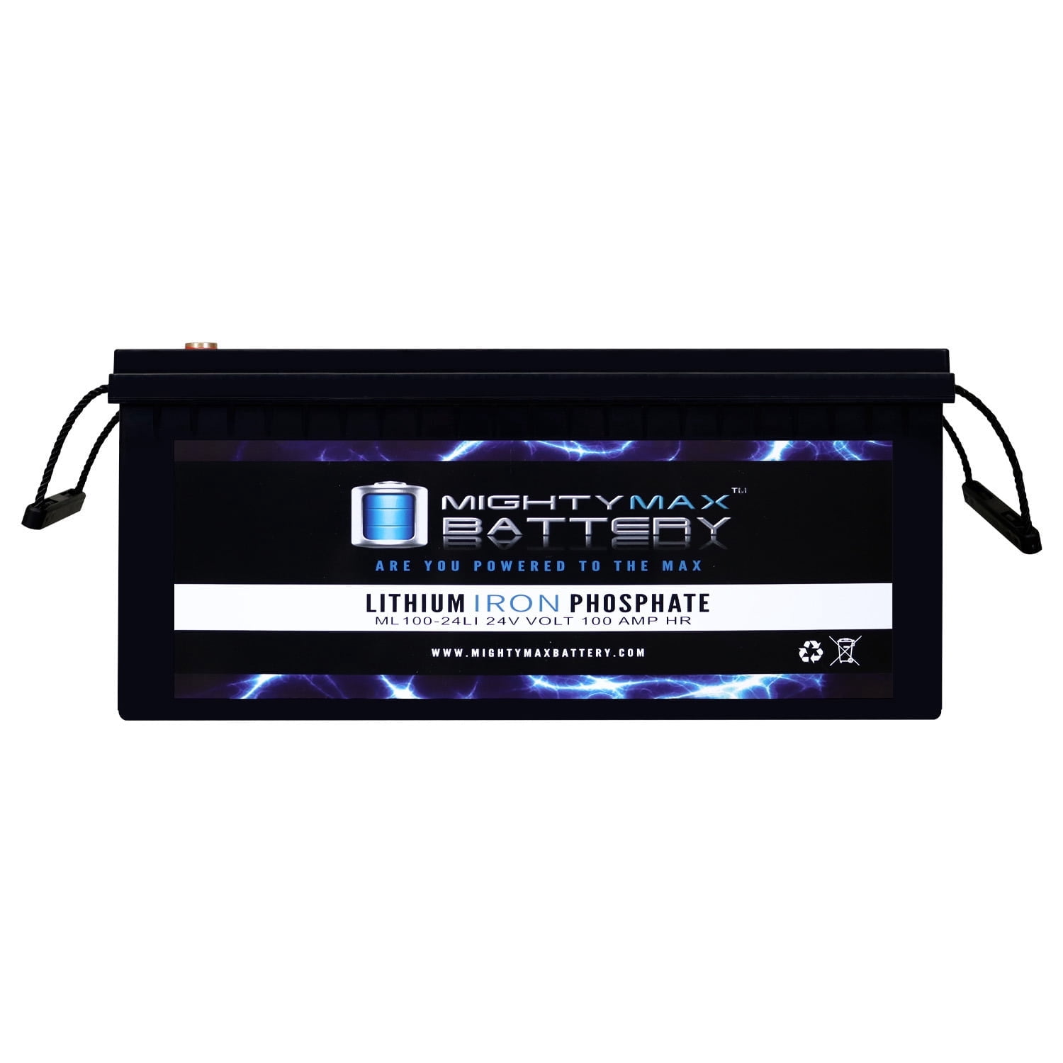 ML100-24LI 24V 100Ah Lithium Replacement Battery Compatible with RV/Camper, Solar, Marine, Overland/Van