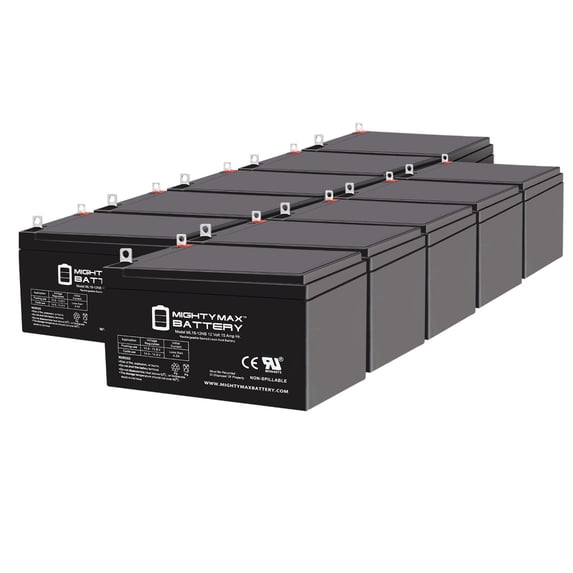 ML15-12NB 12V 15AH Replacement Battery Compatible with works with Power Wheels - 10 Pack
