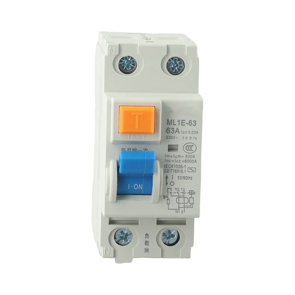 ML1E-63 1P+N air switch with leakage protector household circuit breaker AC 220V