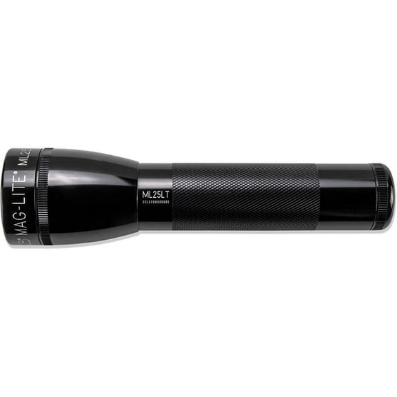 ML25LT 2-Cell C LED Flashlight, Chipboard Packaging, Black