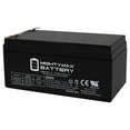 thumbnail image 1 of ML3-12 12V 3.4AH Sealed Lead Acid (SLA) Battery for BB BP3-12, 1 of 12