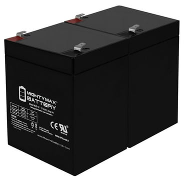 ML5-12 - 12V 5AH DJW12-4.5 SLA Replacement Battery with F1 Terminal - 2 Pack