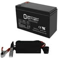 thumbnail image 1 of ML8-12 - 12 VOLT 8 AH SLA BATTERY + 12V 1 AMP CHARGER, 1 of 6