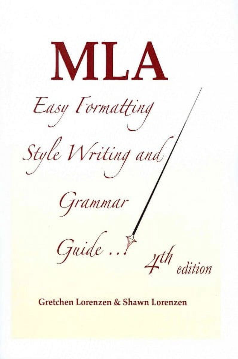MLA Easy Formatting Style Writing and Grammar Guide - Walmart.com