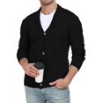 thumbnail image 1 of MLANM Men Cardigans V Neck Casual Knitted Sweaters Buttons Warm Jumpers Lightweight Long Sleeve Knitwear, 1 of 8
