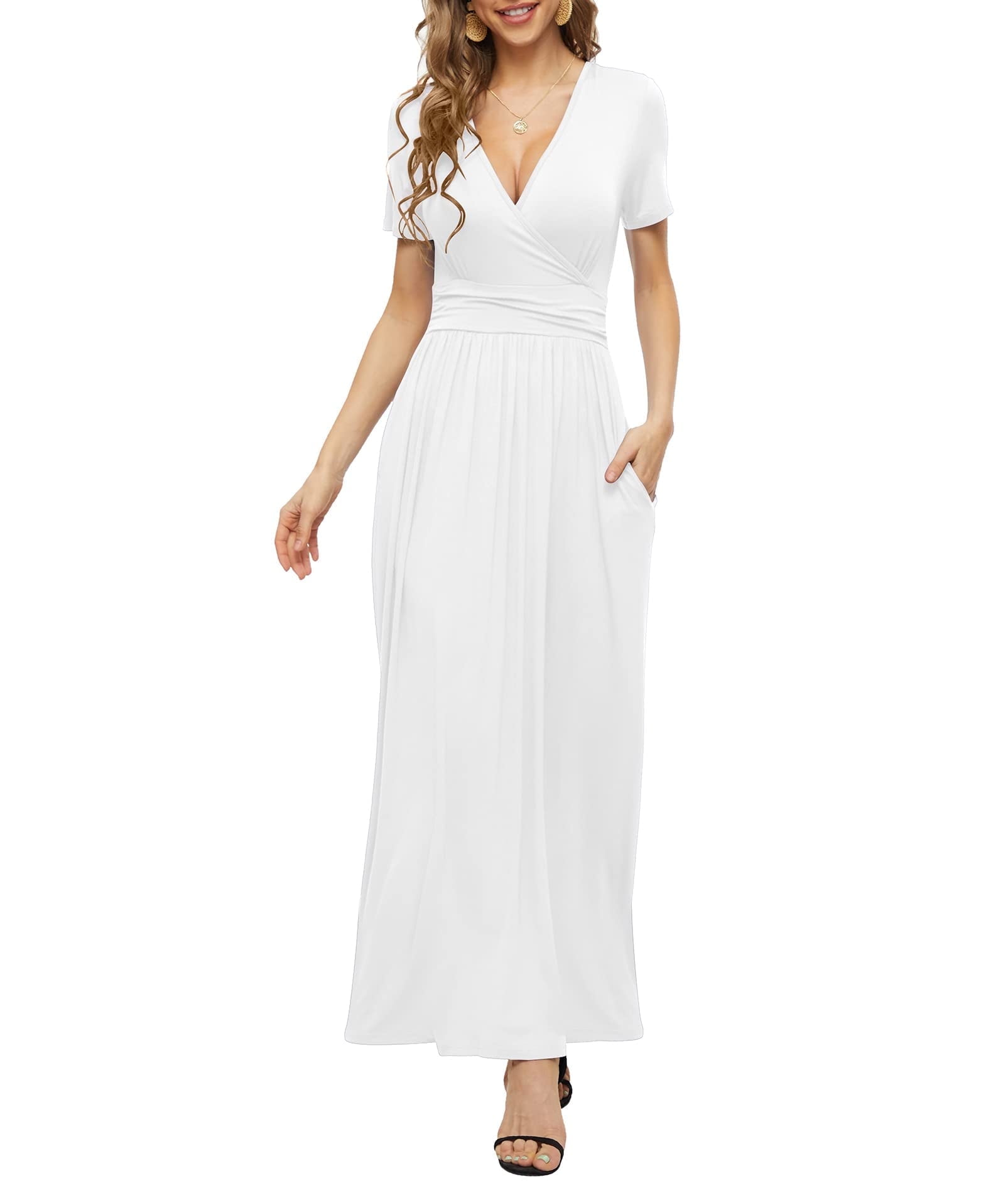 white empire waist maxi dress Marin Twist Front Dress in Emerald Green | OMNES | Ethical & Affordable  Clothing main image 0