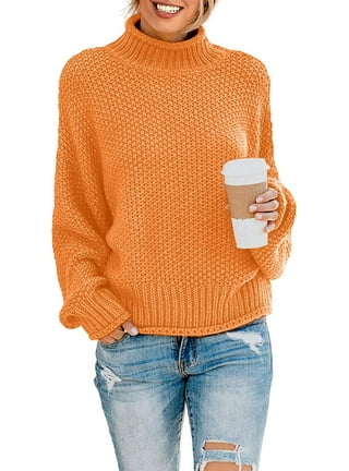 Orange turtleneck walmart outlet