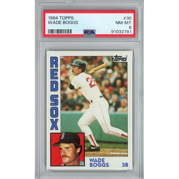 MLB 1984 Topps Baseball  Wade Boggs #30 [PSA 8]