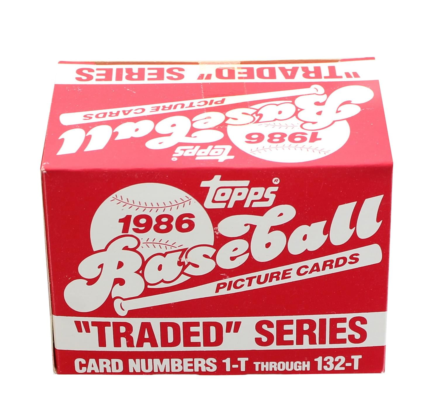 1986 Topps MLB Baseball Traded Series - Box Hobby Pack of 132 Cards ...