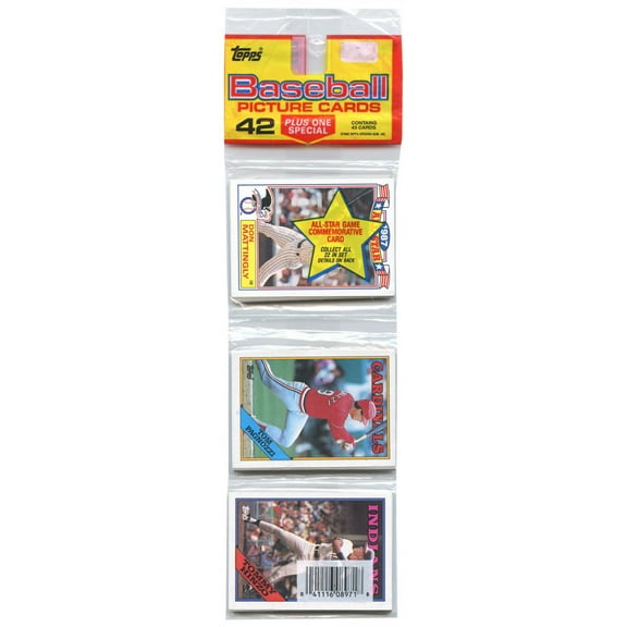 MLB 1988 Baseball All Star Trading Card Rack Pack