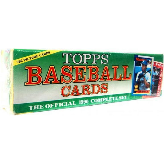 MLB 1990 Topps Baseball Cards Complete Set [Green Box]