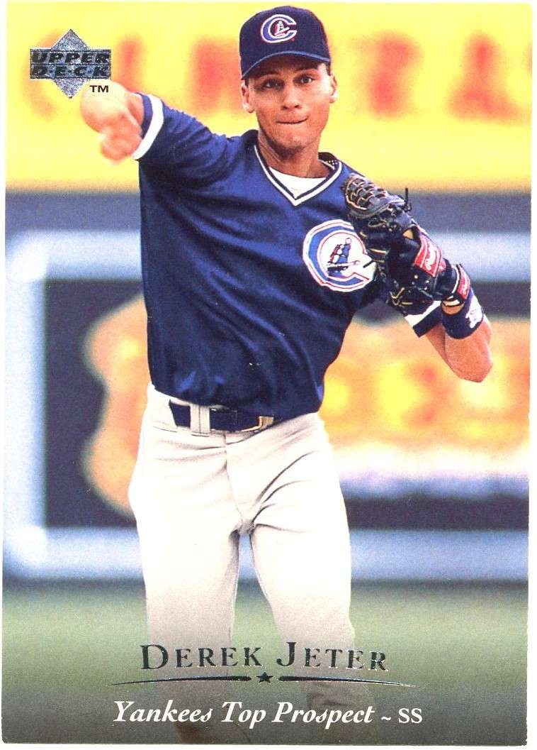 MLB 1994 Upper Deck Derek Jeter Trading Card #1 (Top