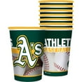 MLB 20 oz Oakland Athletics Plastic Souvenir Cups, 8pk