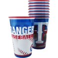 MLB 20 oz Texas Rangers Plastic Souvenir Cups, 8pk