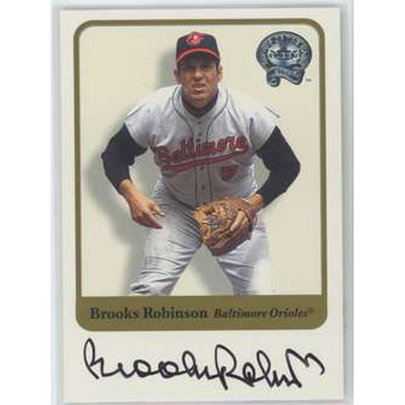MLB 2001 Fleer Baseball Brooks Robinson (Autograph)