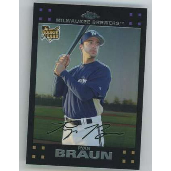 MLB 2007 Topps Baseball 192/415 Ryan Braun TRC2 (Refractor)