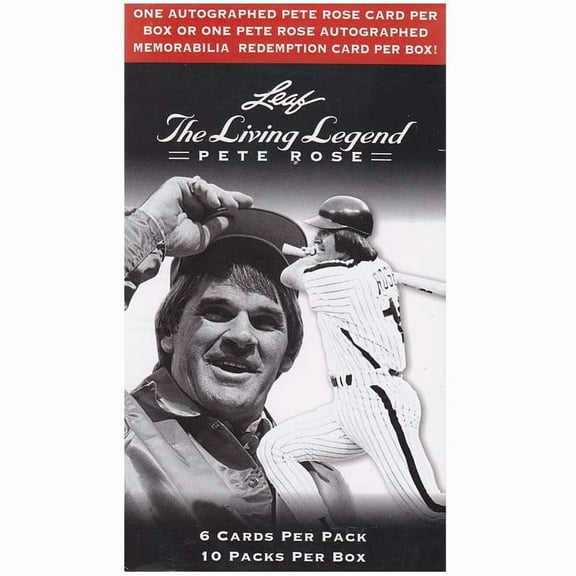MLB 2012 Pete Rose The Living Legend Trading Card BLASTER Box