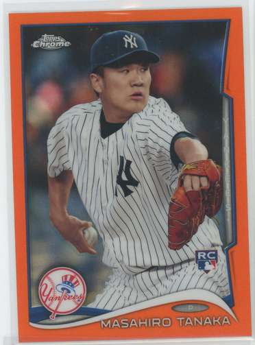 2014 Topps Baseball MASAHIRO TANAKA Rookie autograph auto