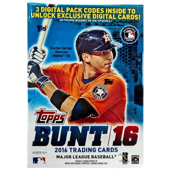MLB 2016 Bunt Baseball Cards Blaster Box